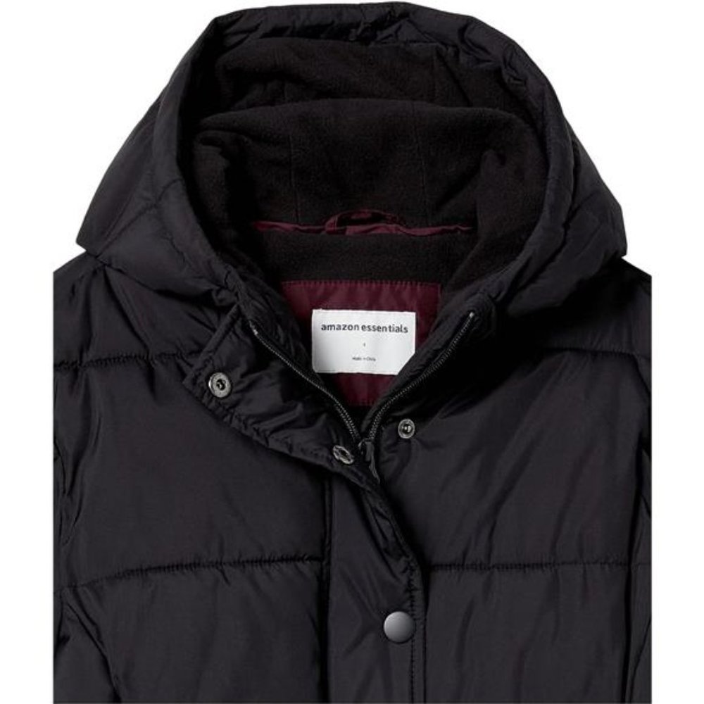 Women's Heavyweight Long-Sleeve Hooded Puffer Coat - Picture 4 of 6